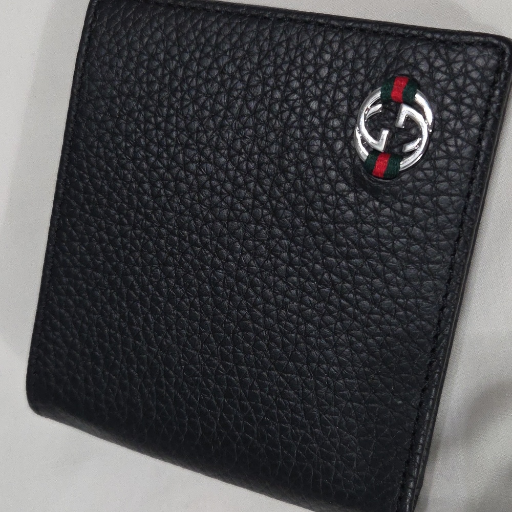 Gucci GG Marmont Black Leather Wallet